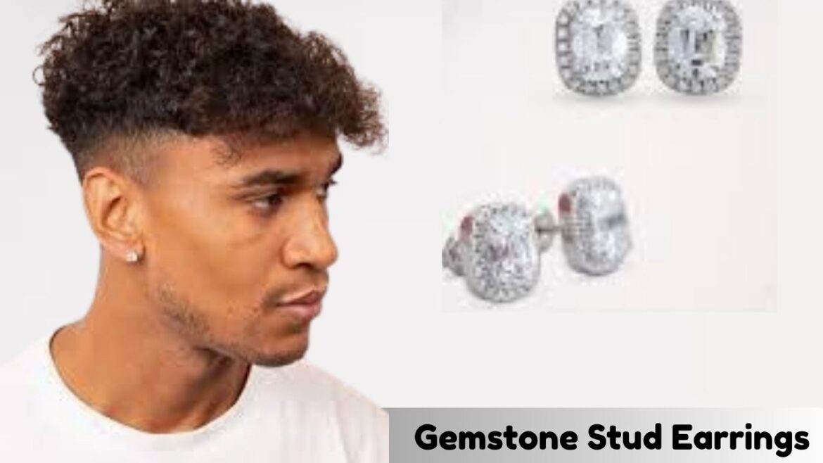 >alt>Gemstone Stud Earrings>